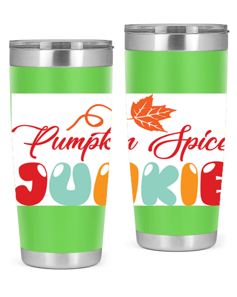 PumpkinSpiceJunkiedesign 569#- fall- Tumbler