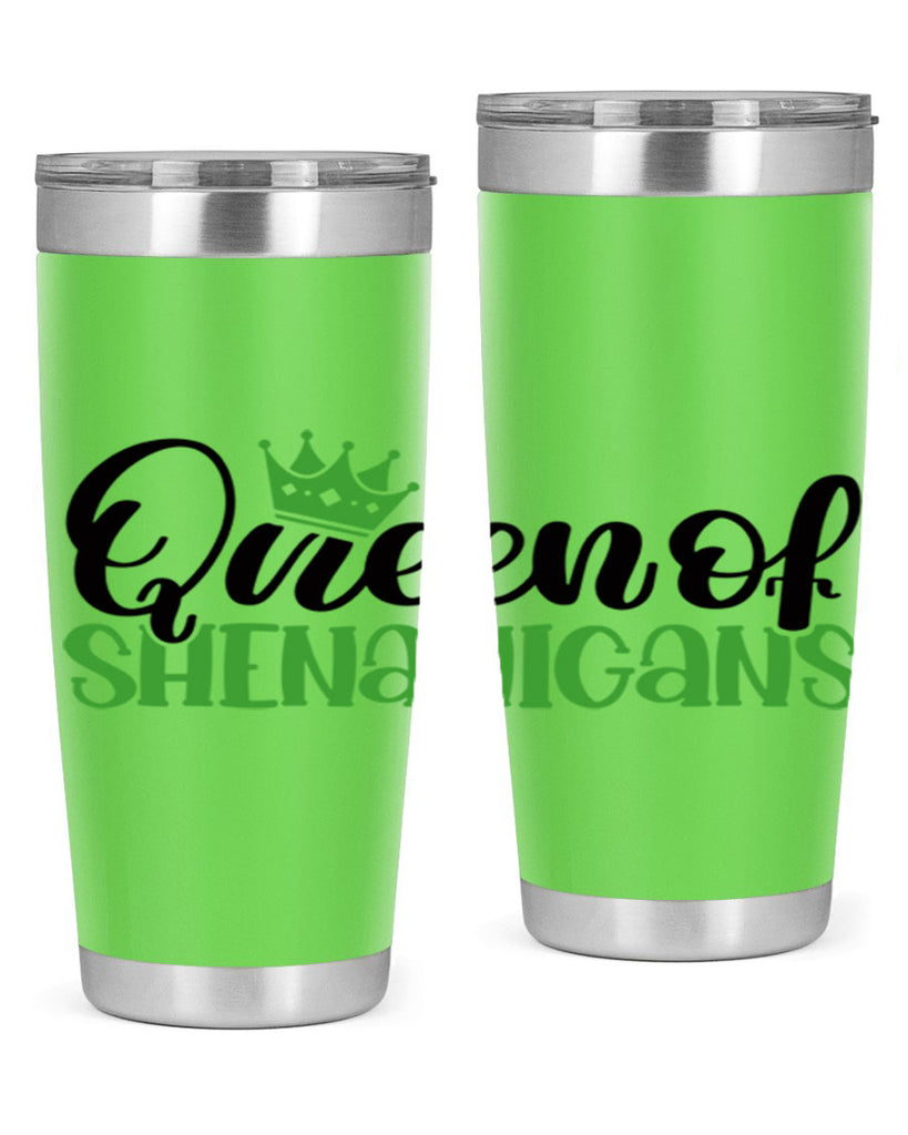 Queen Of Shenanigans Style 36#- St Patricks Day- Tumbler