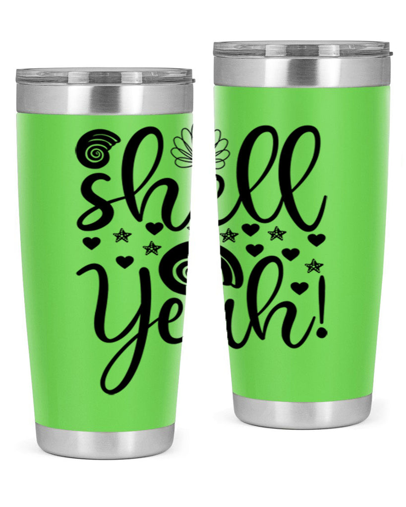 SHELL YEAH design 598#- mermaid- Tumbler