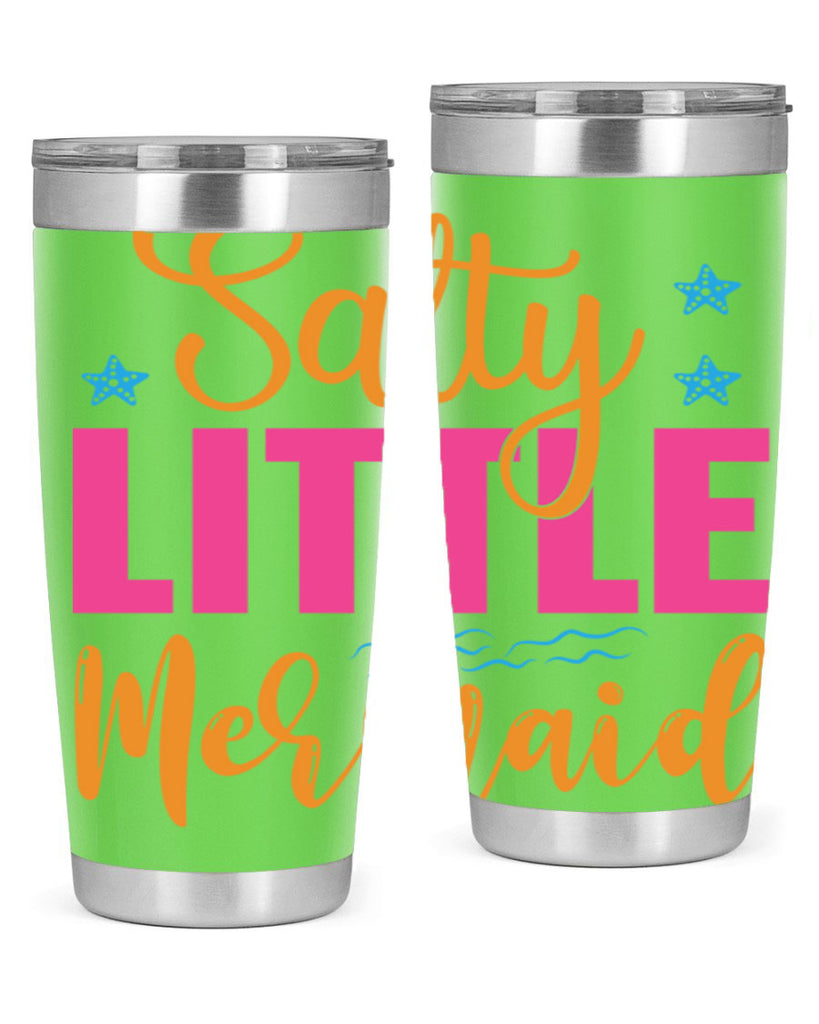 Salty Little Mermaid Design 574#- mermaid- Tumbler