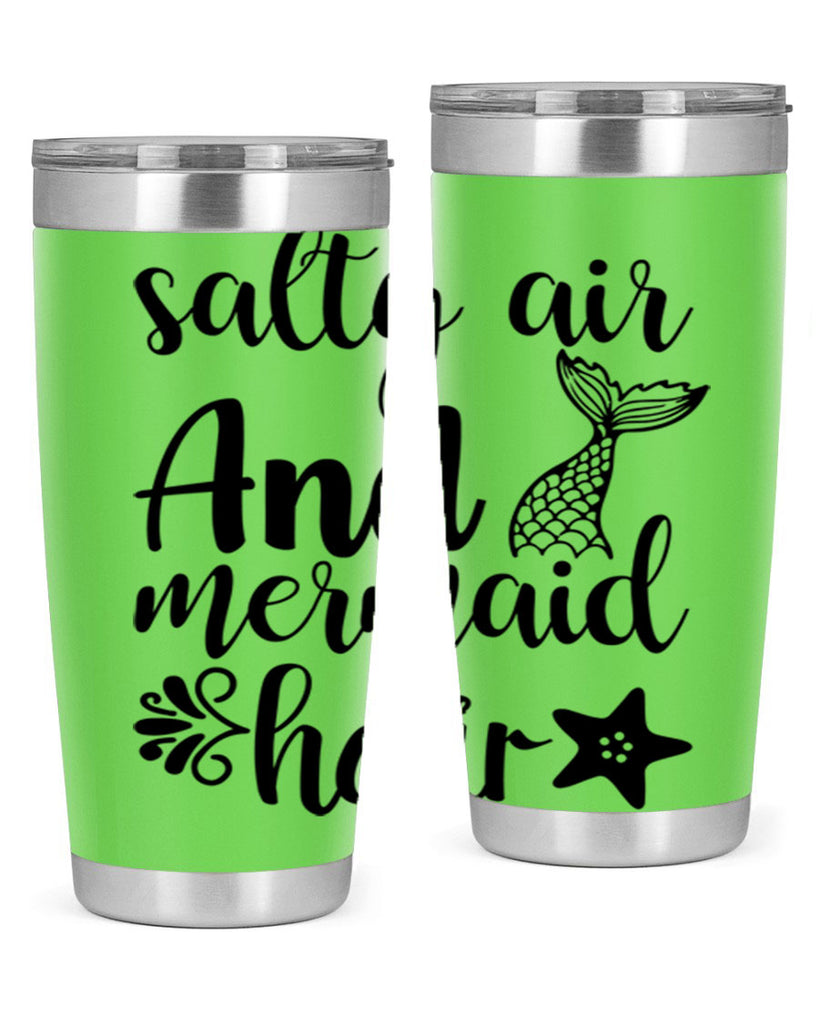 Salty air and mermaid hair 568#- mermaid- Tumbler