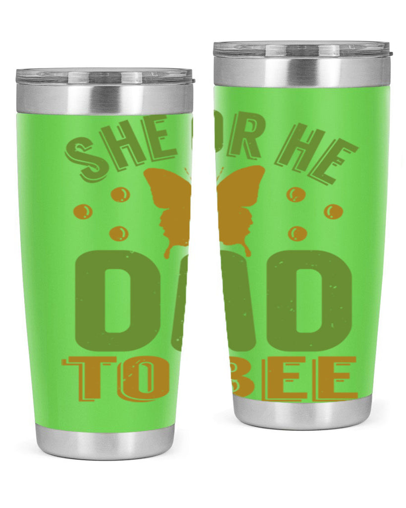 She or He Dad to bee Style 172#- baby- tumbler