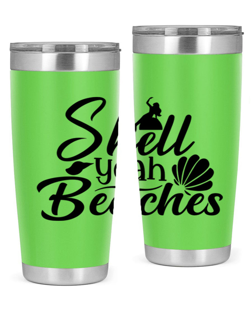 Shell Yeah Beaches 589#- mermaid- Tumbler