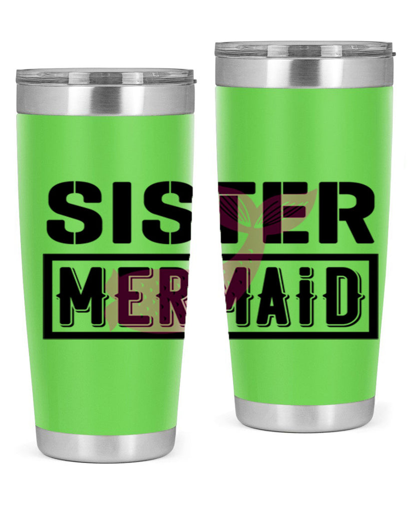 Sister mermaid 600#- mermaid- Tumbler