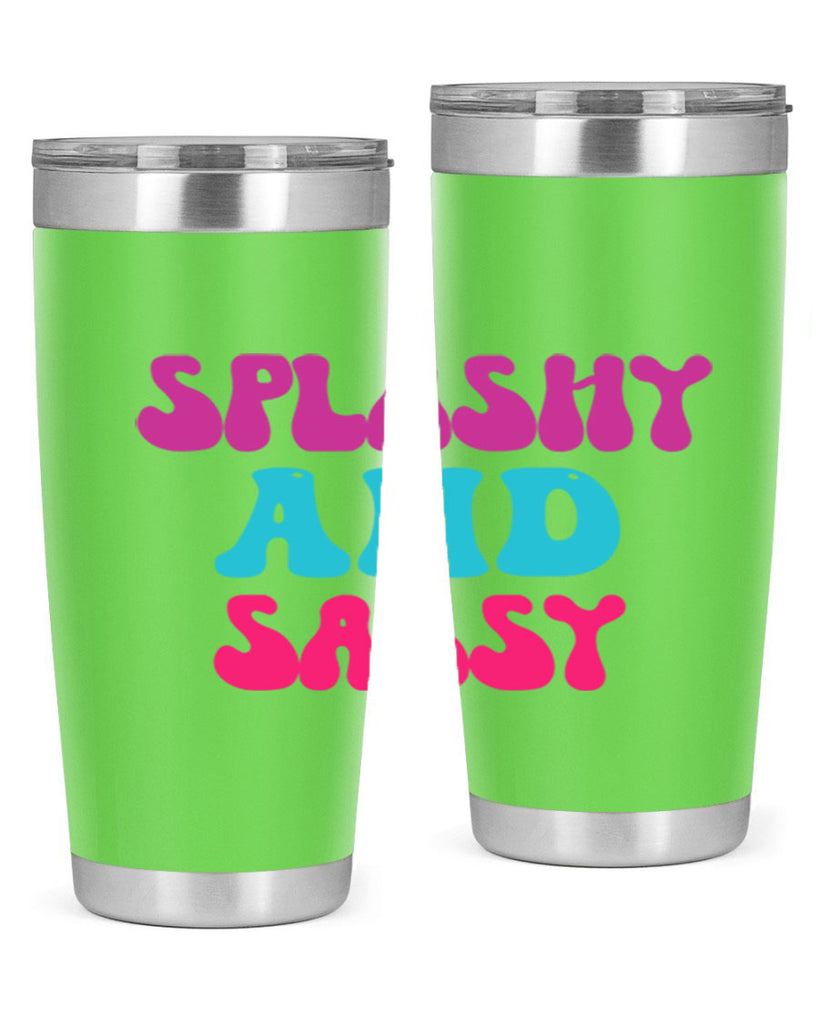 Splashy And Sassy 622#- mermaid- Tumbler