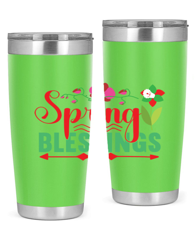 Spring Blessings 418#- spring- Tumbler