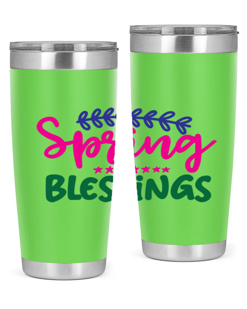 Spring Blessings 419#- spring- Tumbler