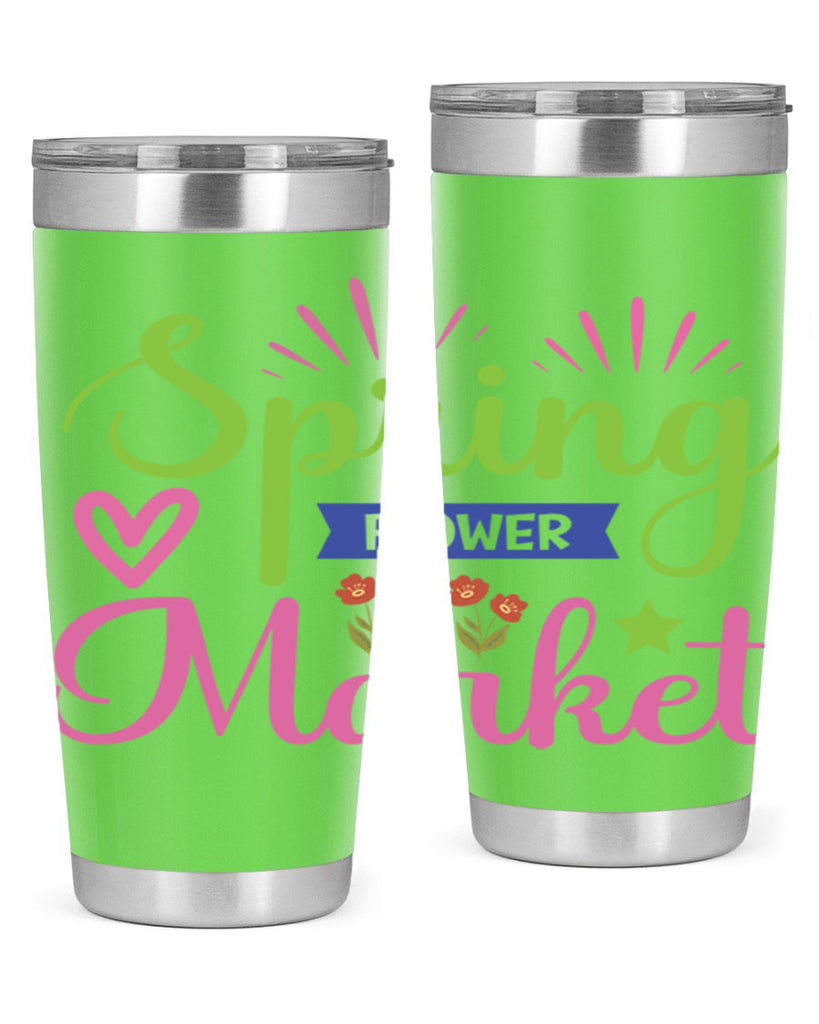 Spring Flower Market  487#- spring- Tumbler