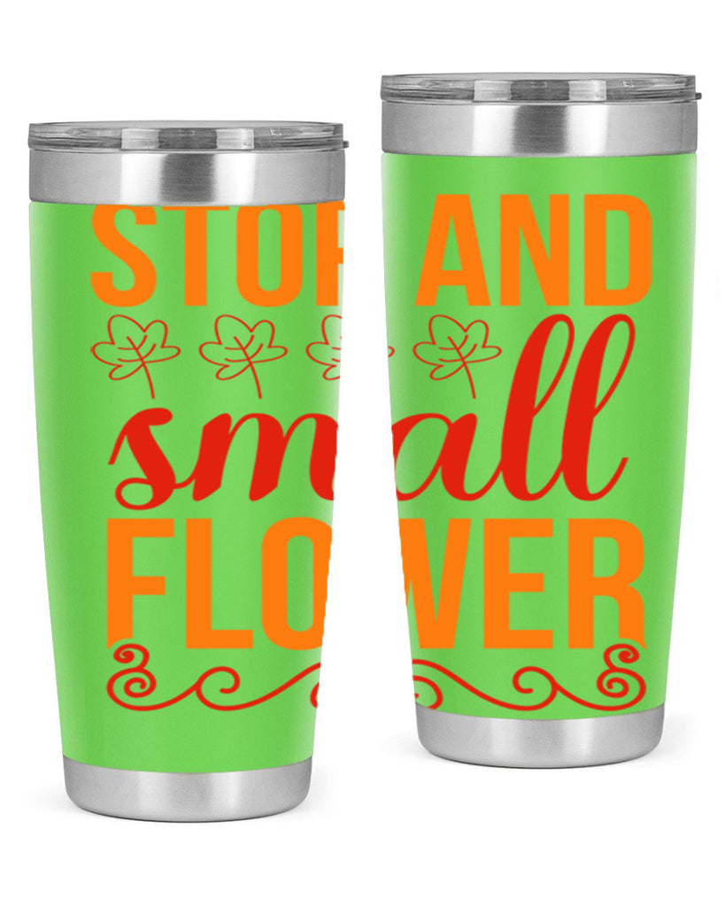 Stop and small flower 522#- spring- Tumbler