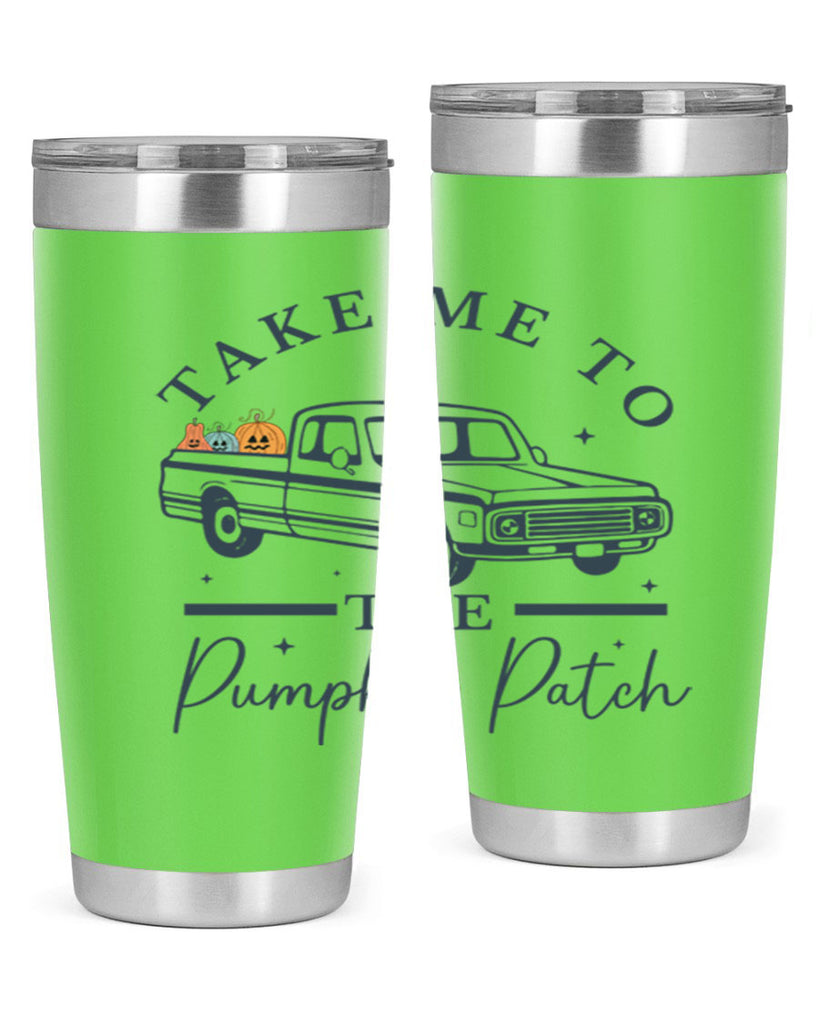 Take Me To The Pumpkin Patch 593#- fall- Tumbler