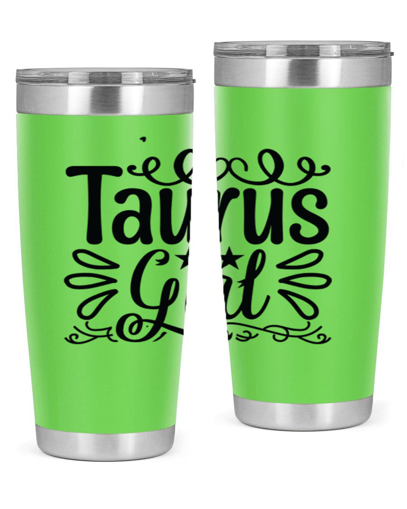 Taurus girl 497#- zodiac- Tumbler