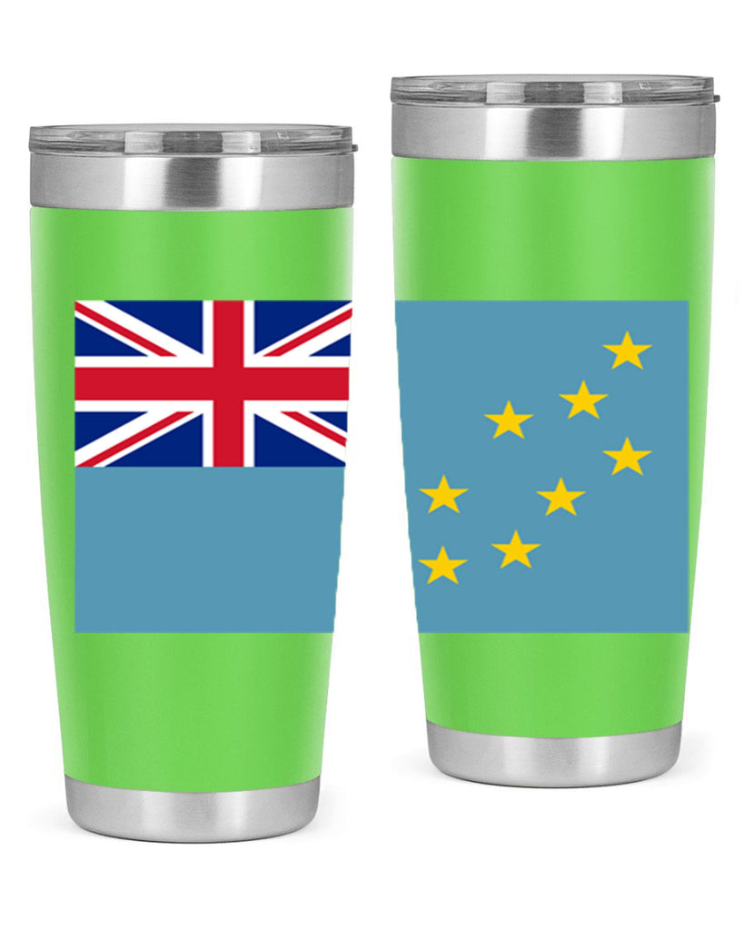 Tuvalu 15#- world flags- Tumbler