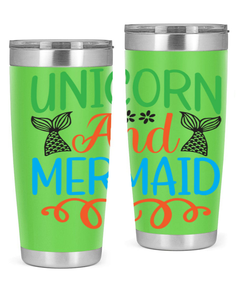 Unicorn And Mermaid 659#- mermaid- Tumbler