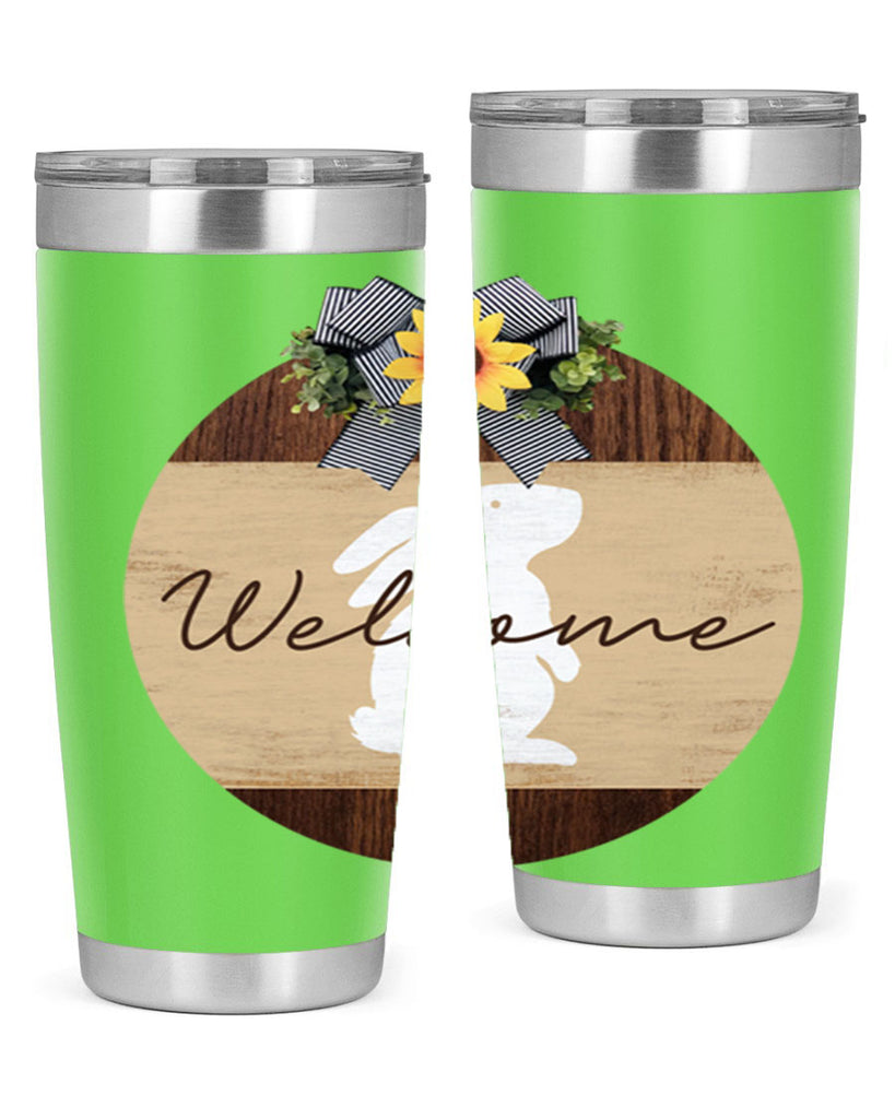 Welcome Bunny Mockup568#- spring- Tumbler