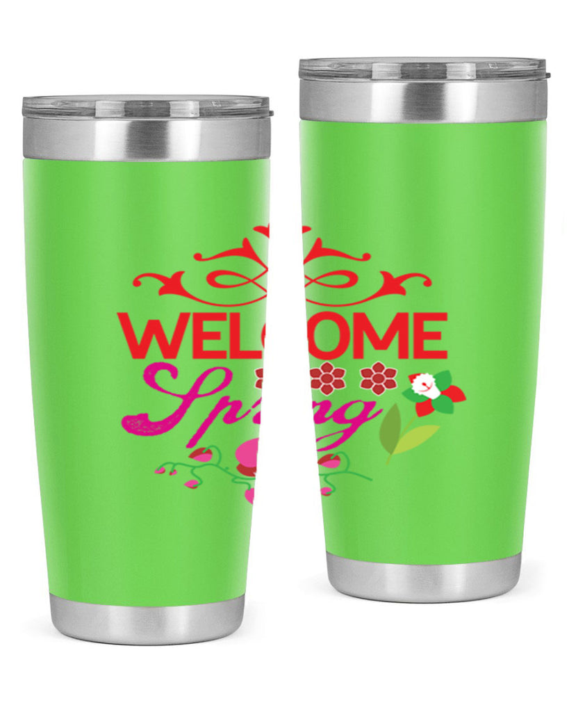 Welcome Spring 580#- spring- Tumbler