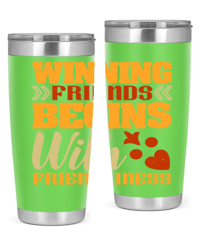 Winning friends begins with friendliness Style 25#- Best Friend- Tumbler