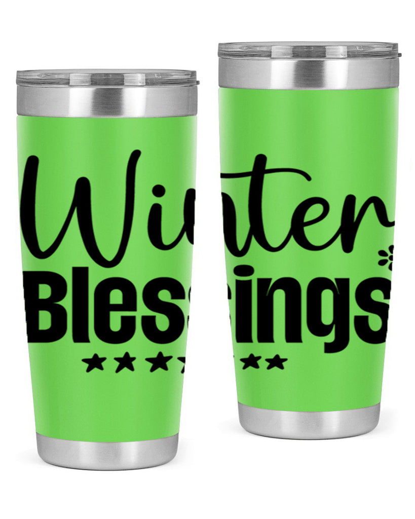 Winter Blessings497#- winter- Tumbler