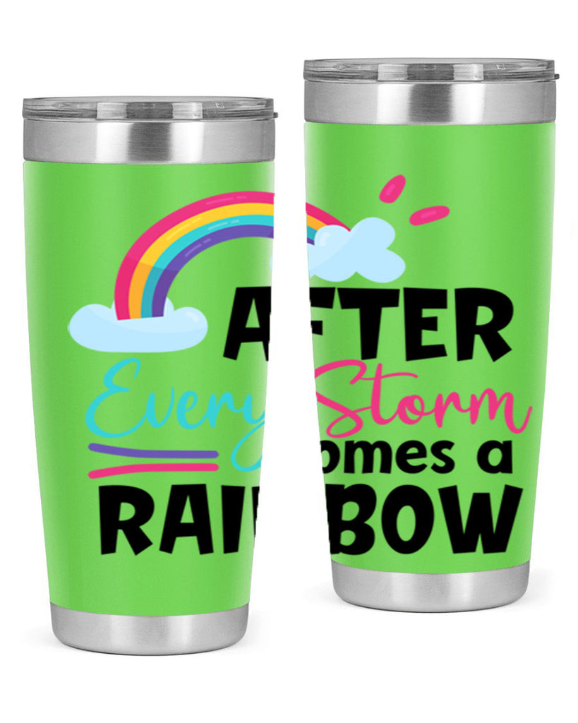 after every storm comes a rainbow Style 291#- baby- tumbler