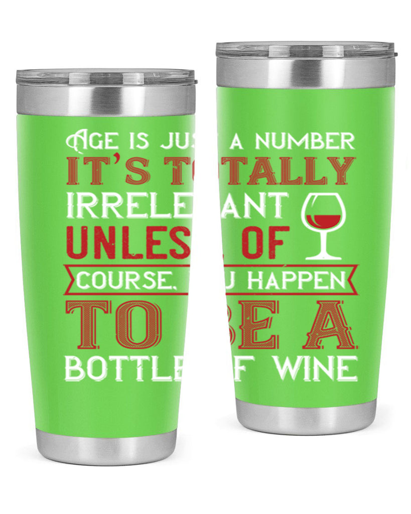 age is just a number its totaly 92#- wine- Tumbler