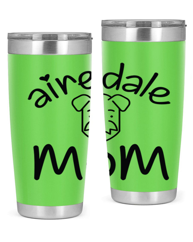 airedale mom 224#- mom- Tumbler