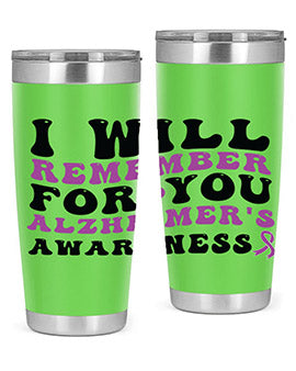 alzheimers awareness style 108#- alzheimers- Tumbler