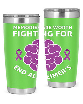 alzheimers awareness style 34#- alzheimers- Tumbler