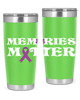 alzheimers awareness style 52#- alzheimers- Tumbler