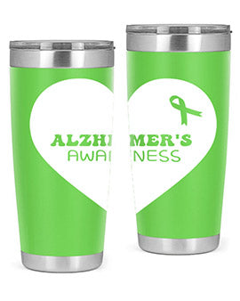 alzheimers awareness style 60#- alzheimers- Tumbler