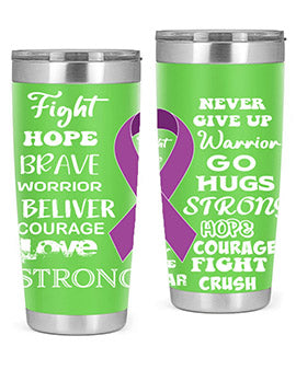 alzheimers awareness style 64#- alzheimers- Tumbler