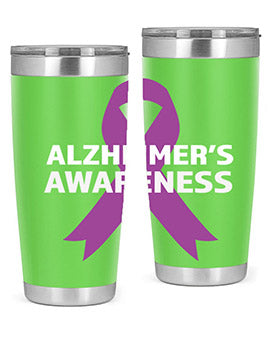 alzheimers awareness style 78#- alzheimers- Tumbler