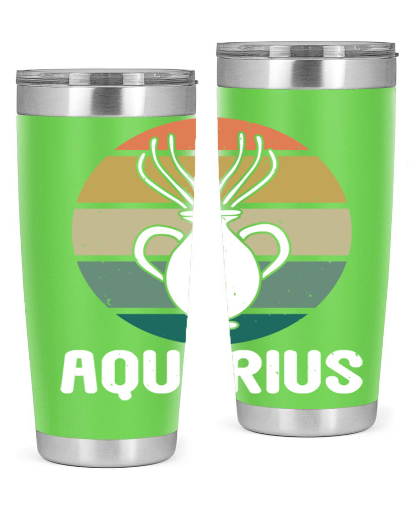 aquarius 78#- zodiac- Tumbler