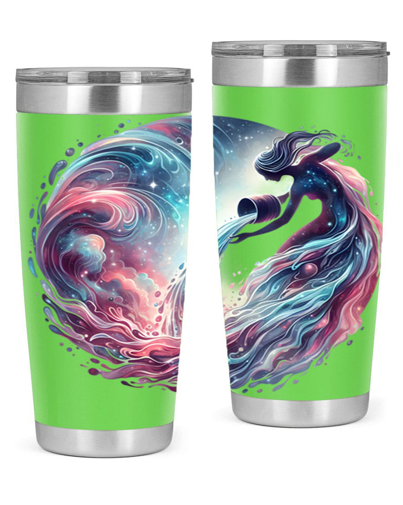 aquarius 91#- zodiac- Tumbler