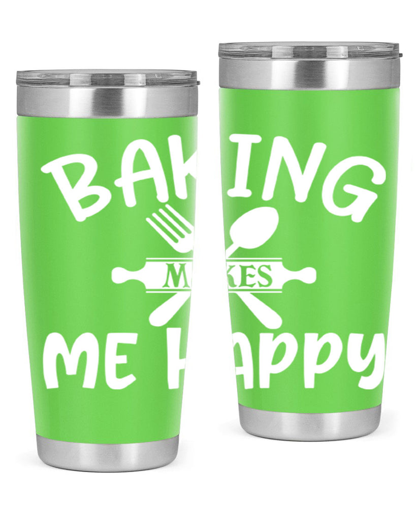 baking makes me happy 54#- kitchen- Tumbler