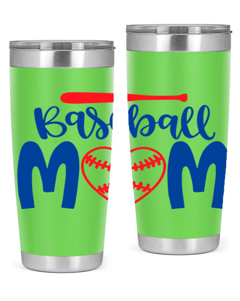 baseball mom 278#- mom- Tumbler