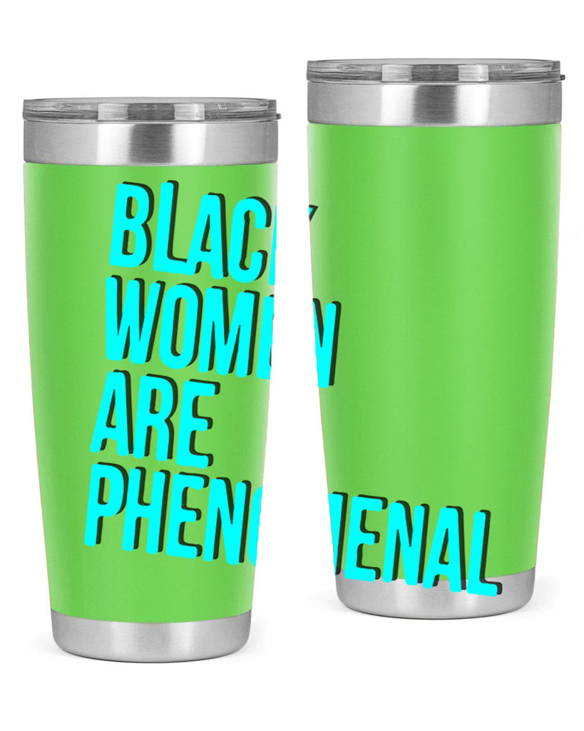 black woman are phenomenal color 216#- black words phrases- Cotton Tank