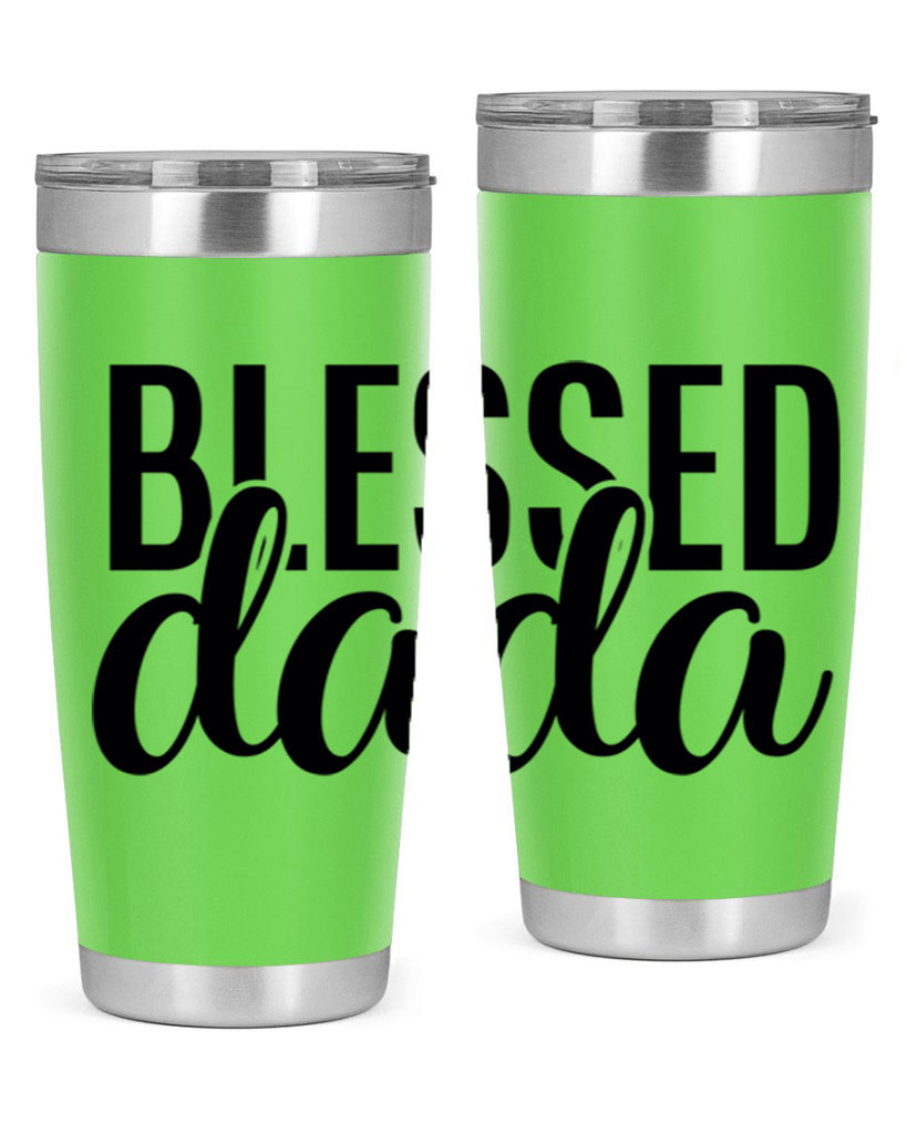 blessed dada 34#- dad- Tumbler