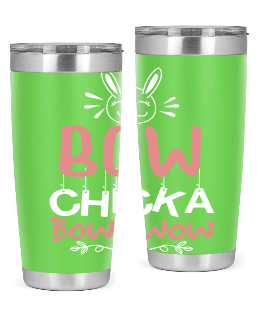 bow chicka bow wow 100#- easter- Tumbler