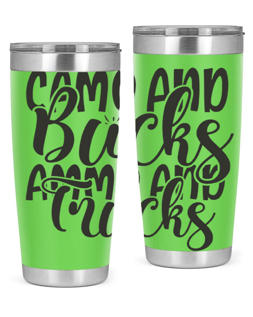 camo and bucks ammo and trucks 18#- hunting- Tumbler