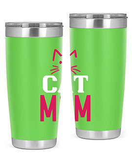 cat mom Style 34#- cat- Tumbler