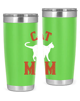 cat mom Style 35#- cat- Tumbler