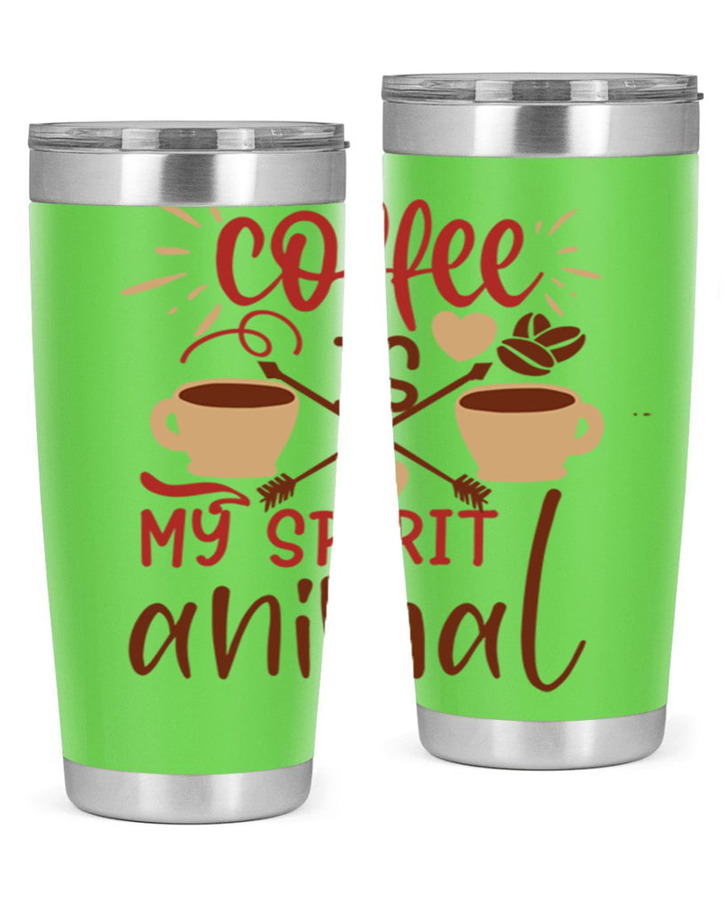 coffee is my spirit animal 217#- coffee- Tumbler