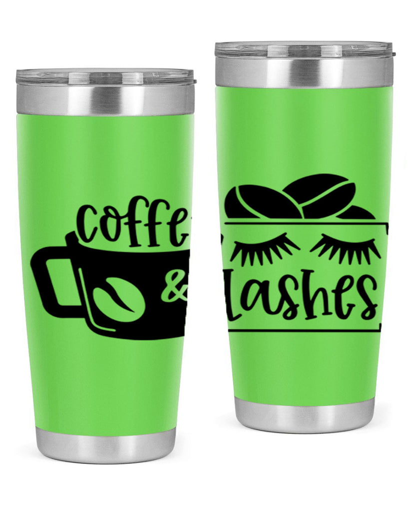 coffee lashes 176#- coffee- Tumbler