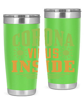 coronavirus inside Style 2#- corona virus- Cotton Tank