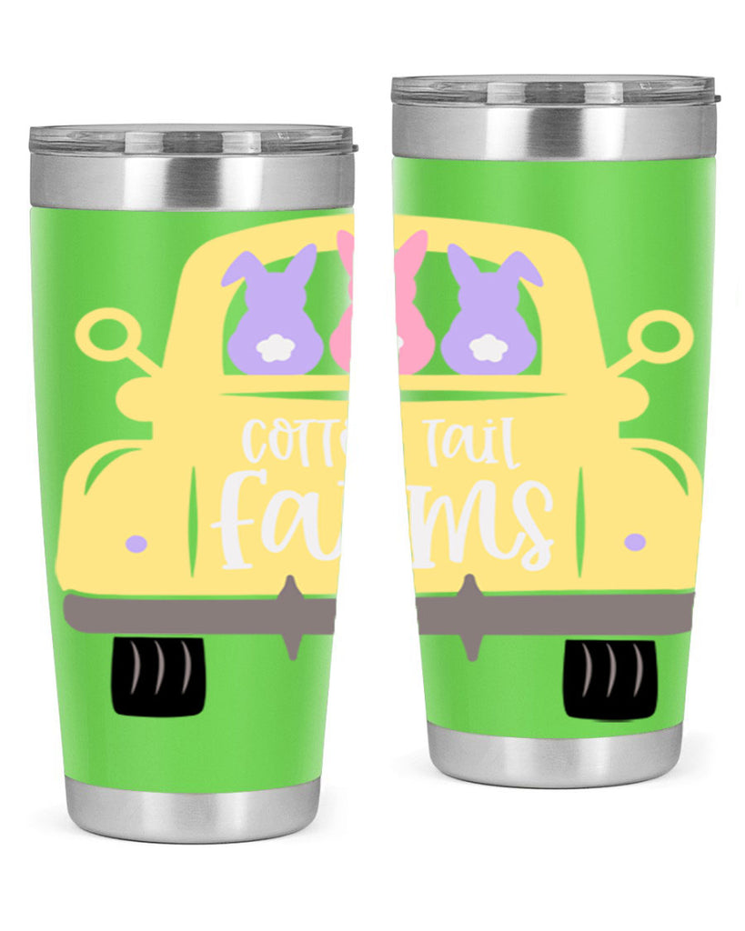 cotton tail farms 62#- easter- Tumbler