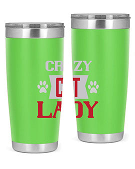 crazy cat lady Style 44#- cat- Tumbler