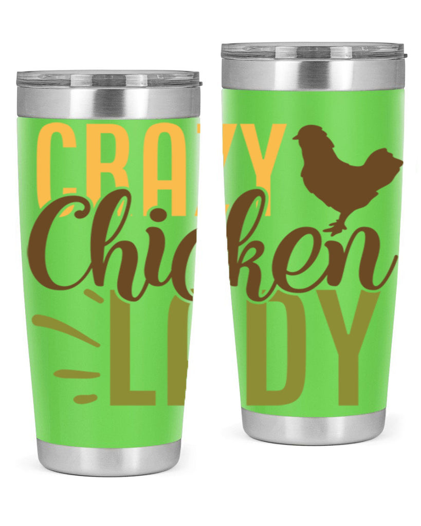 crazy chicken lady 18#- farming and gardening- Tumbler