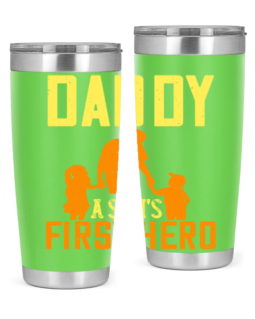 daddy a sons first hero 249#- fathers day- Tumbler