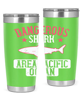 dangerous shark area pacific ocean Style 92#- shark  fish- Tumbler