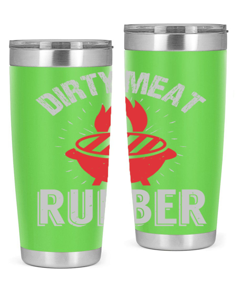 dirty meat rubber 46#- bbq- Tumbler