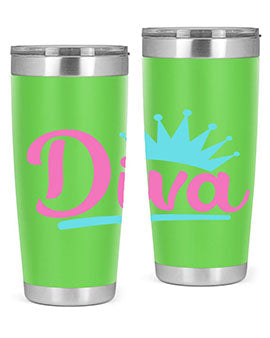 diva Style 121#- dog- Tumbler